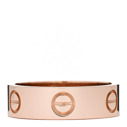 Cartier 18K Pink Gold 5.5mm LOVE Ring 53 6.5 1 of 5