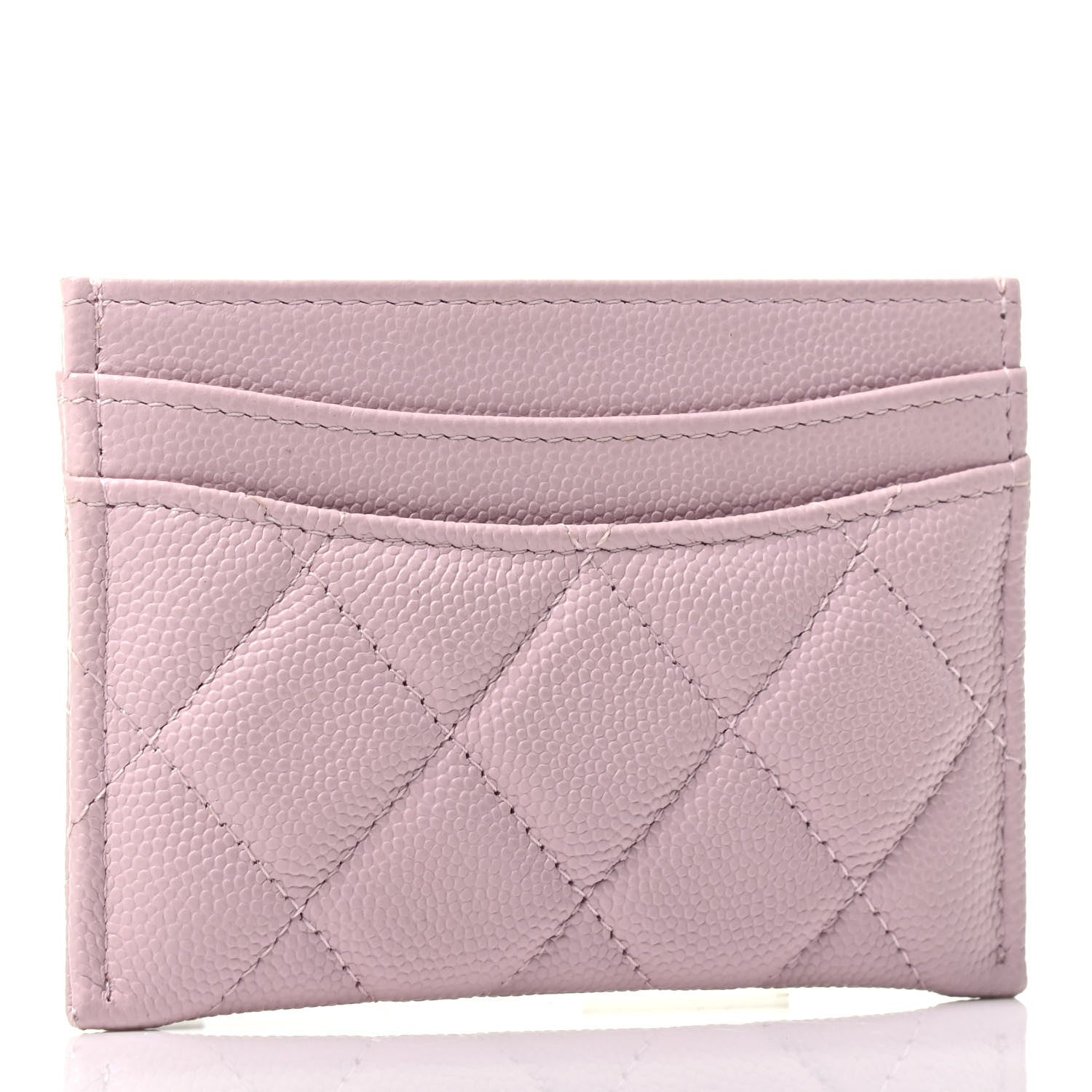 Chanel Caviar Quilted Card Holder Light Pink 2 of 3