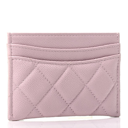 Chanel Caviar Quilted Card Holder Light Pink 2 of 3