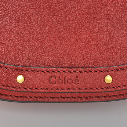 Chloe Calfskin Small Nile Bracelet Bag Intense Red 5 of 11
