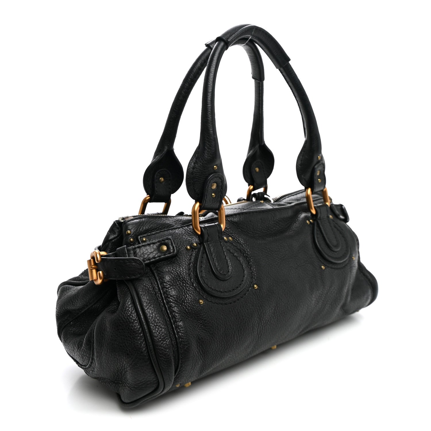 Chloe Calfskin Medium Paddington Satchel Black 3 of 9