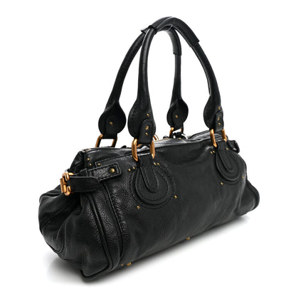 Chloe Calfskin Medium Paddington Satchel Black 3 of 9