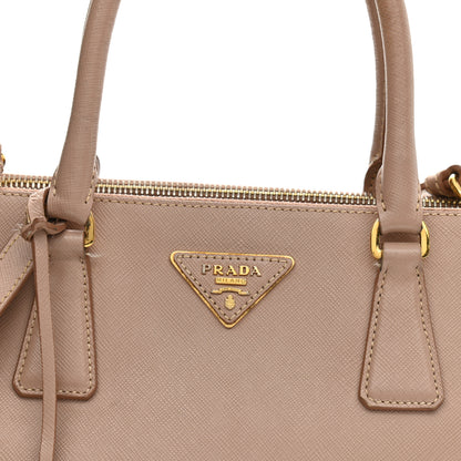 Prada Saffiano Small Galleria Double Zip Tote Cammeo 7 of 15