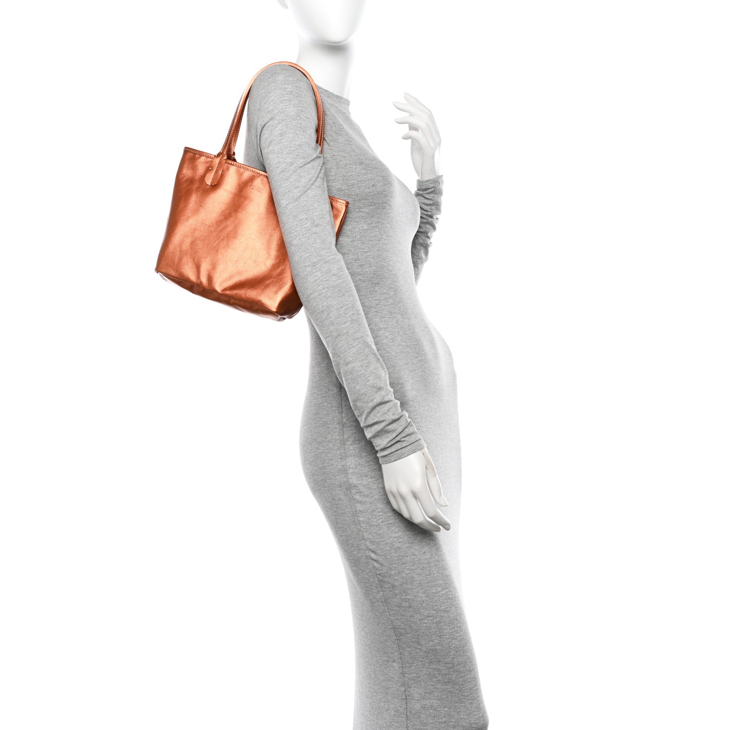 Goyardine Precious Metals Reversible Mini Anjou Rose Gold