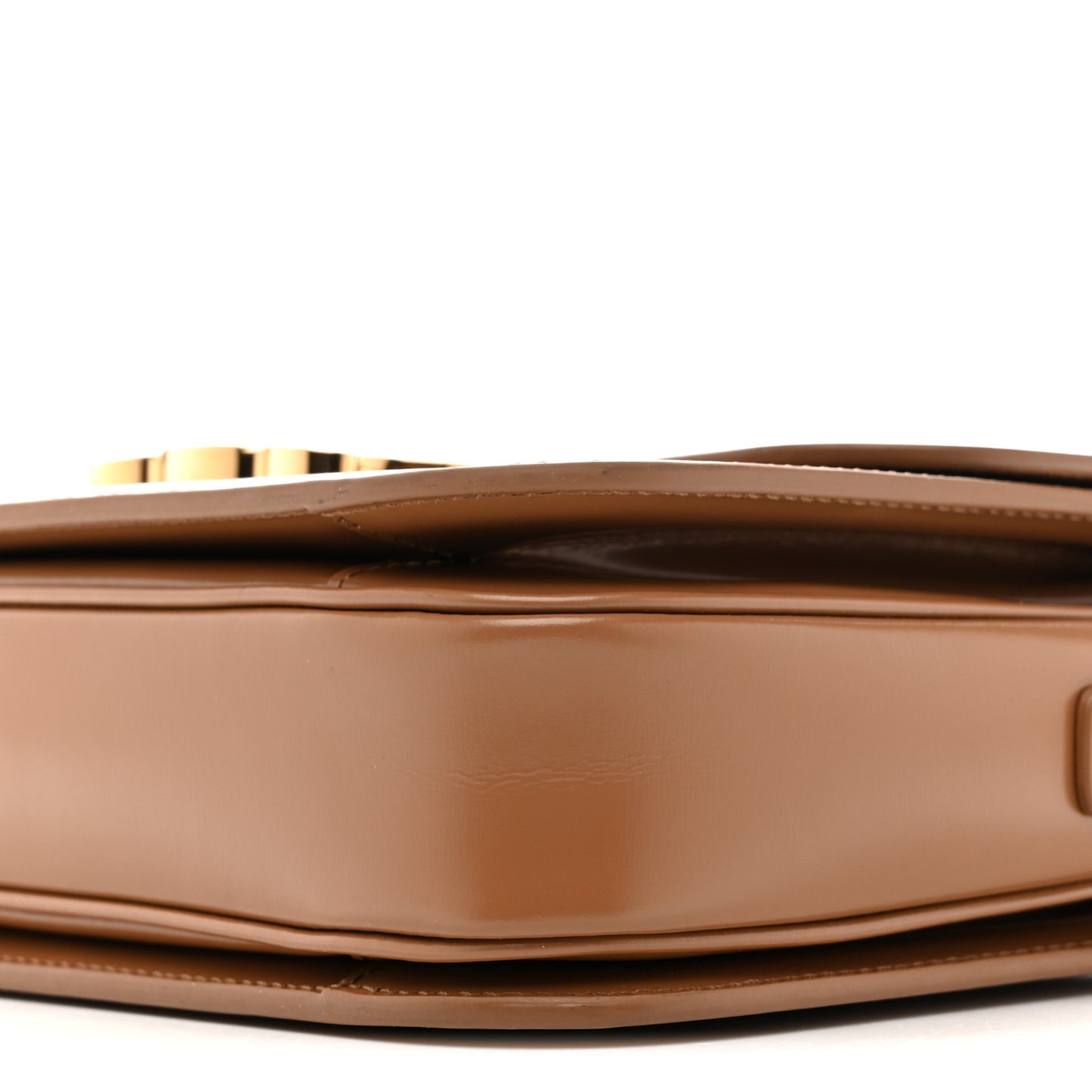 Shiny Calfskin Medium Triomphe Bronze