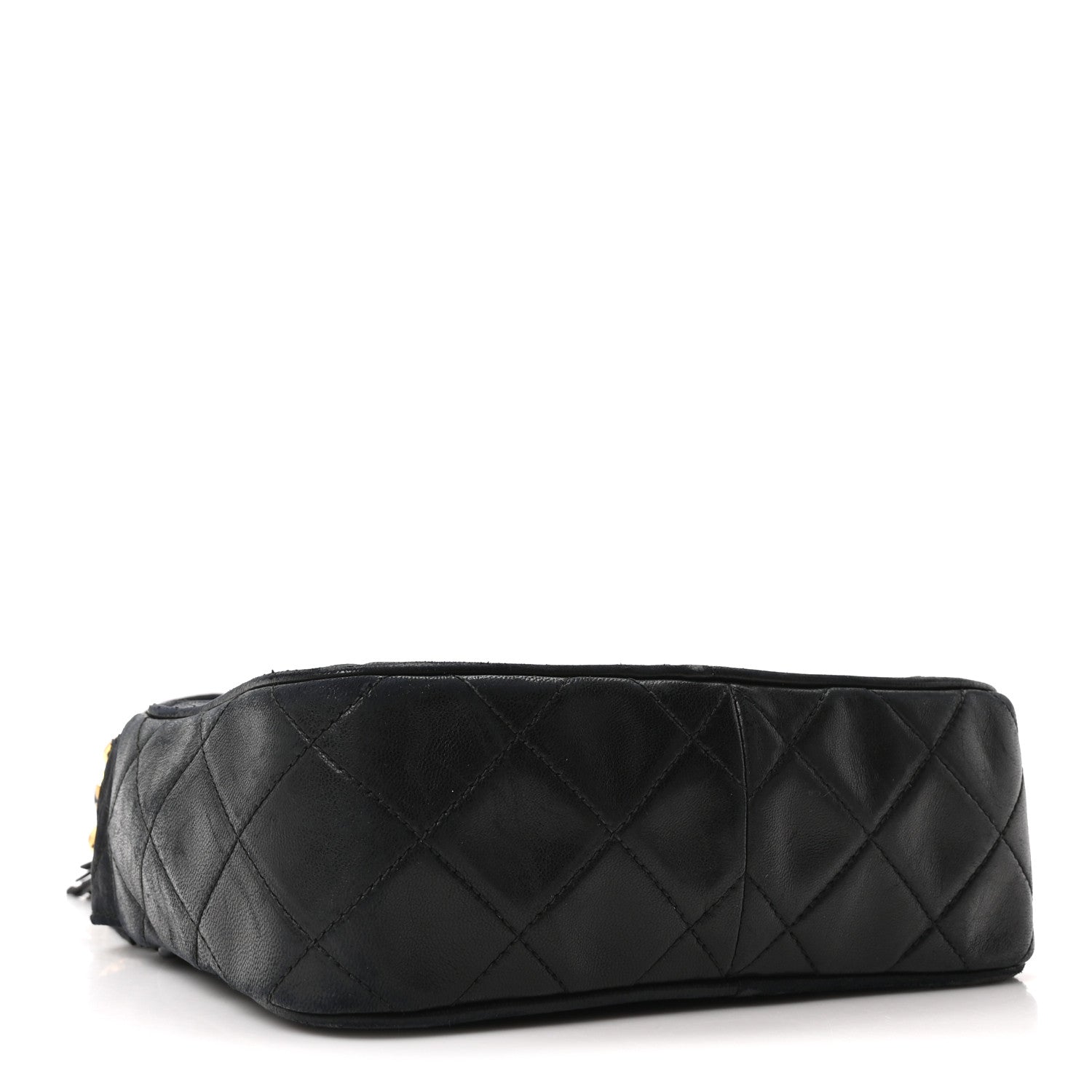 Chanel Lambskin Quilted Tassel Camera Case Black 4 of 10