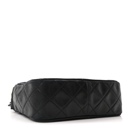 Chanel Lambskin Quilted Tassel Camera Case Black 4 of 10
