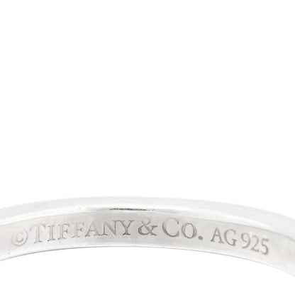 Tiffany Sterling Silver T Square Ring 60 9 4 of 4
