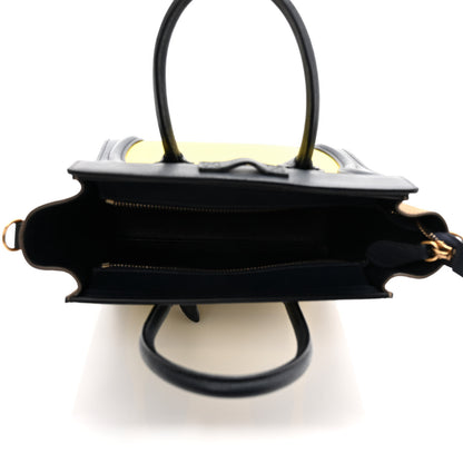 Celine Leige Calfskin Suede Tri-color Nano Luggage Multicolor 4 of 7
