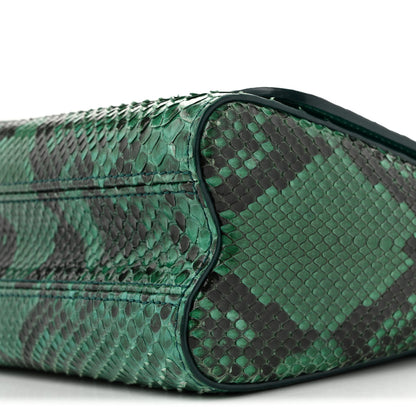 Louis Vuitton Snakeskin Twist Shoulder Bag MM Green 9 of 11