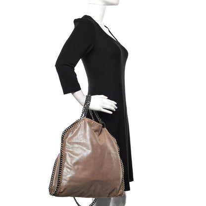 Stella McCartney Shaggy Deer Falabella Fold Over Tote Taupe 2 of 9