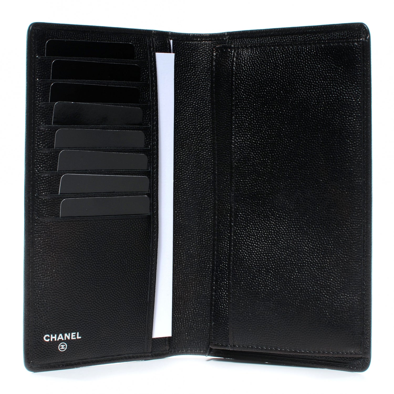 Chanel Caviar Yen CC Wallet Black 5 of 9