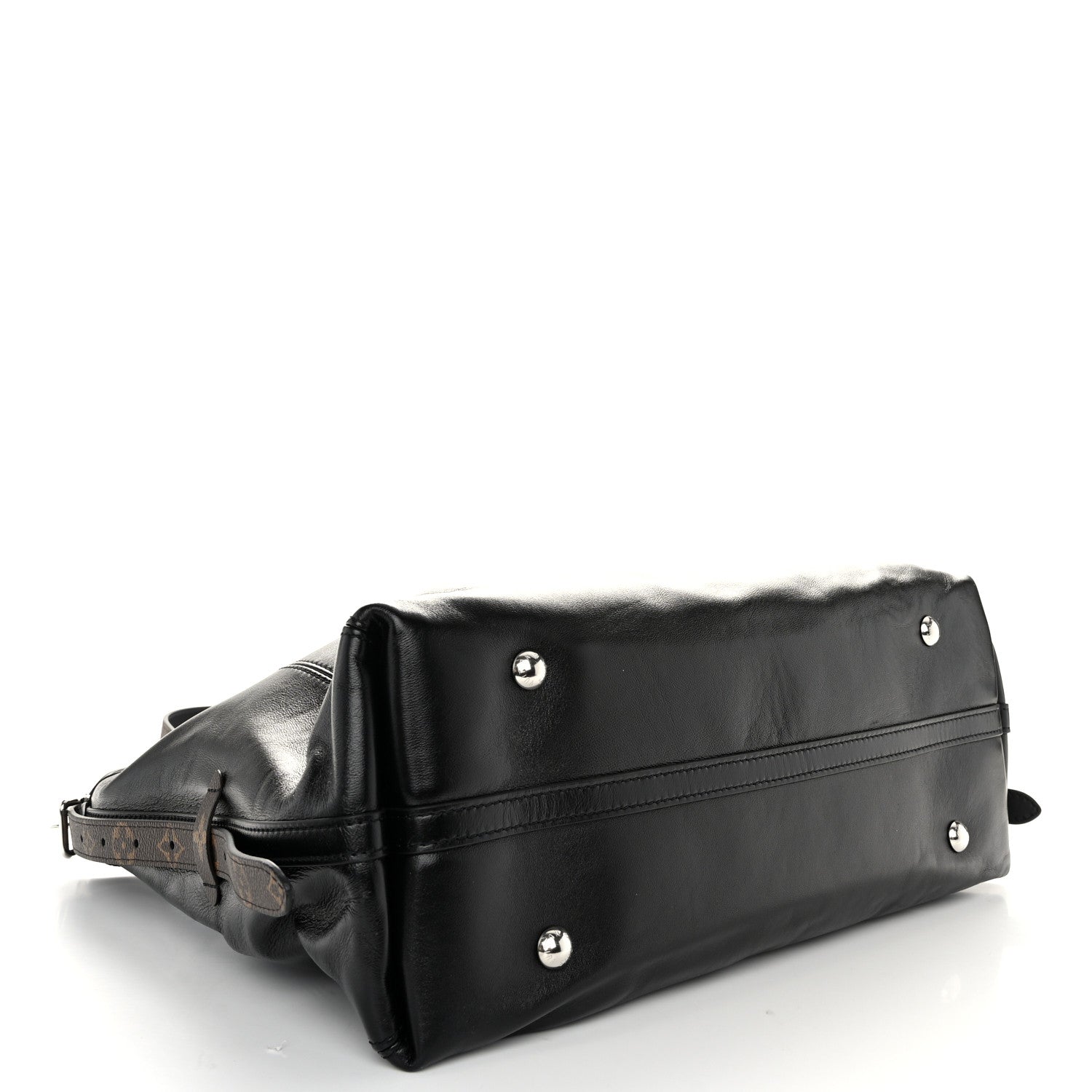 Louis Vuitton Lambskin CarryAll Vibe MM Black 5 of 10