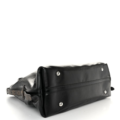 Louis Vuitton Lambskin CarryAll Vibe MM Black 5 of 10