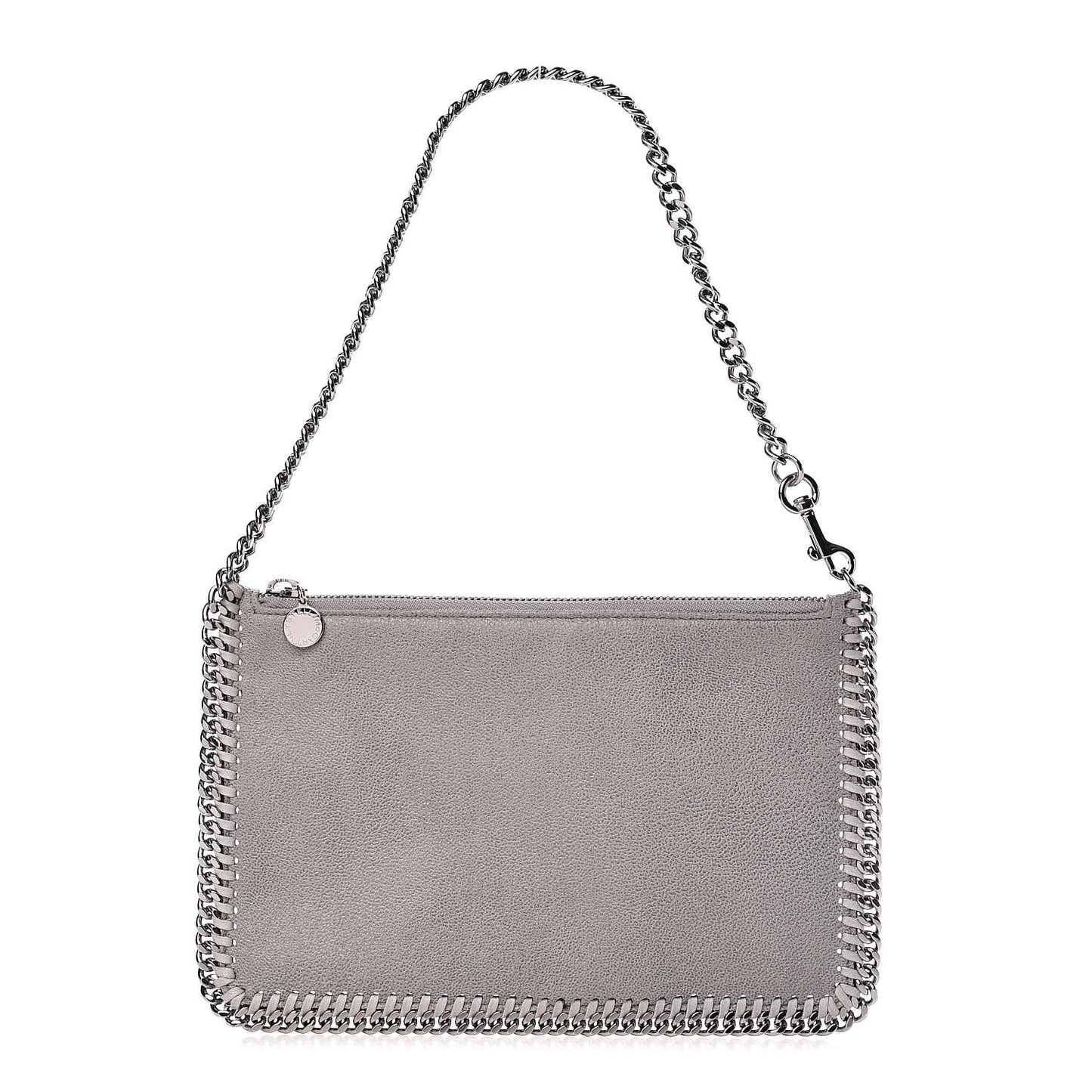 Shaggy Deer Falabella Clutch Light Grey