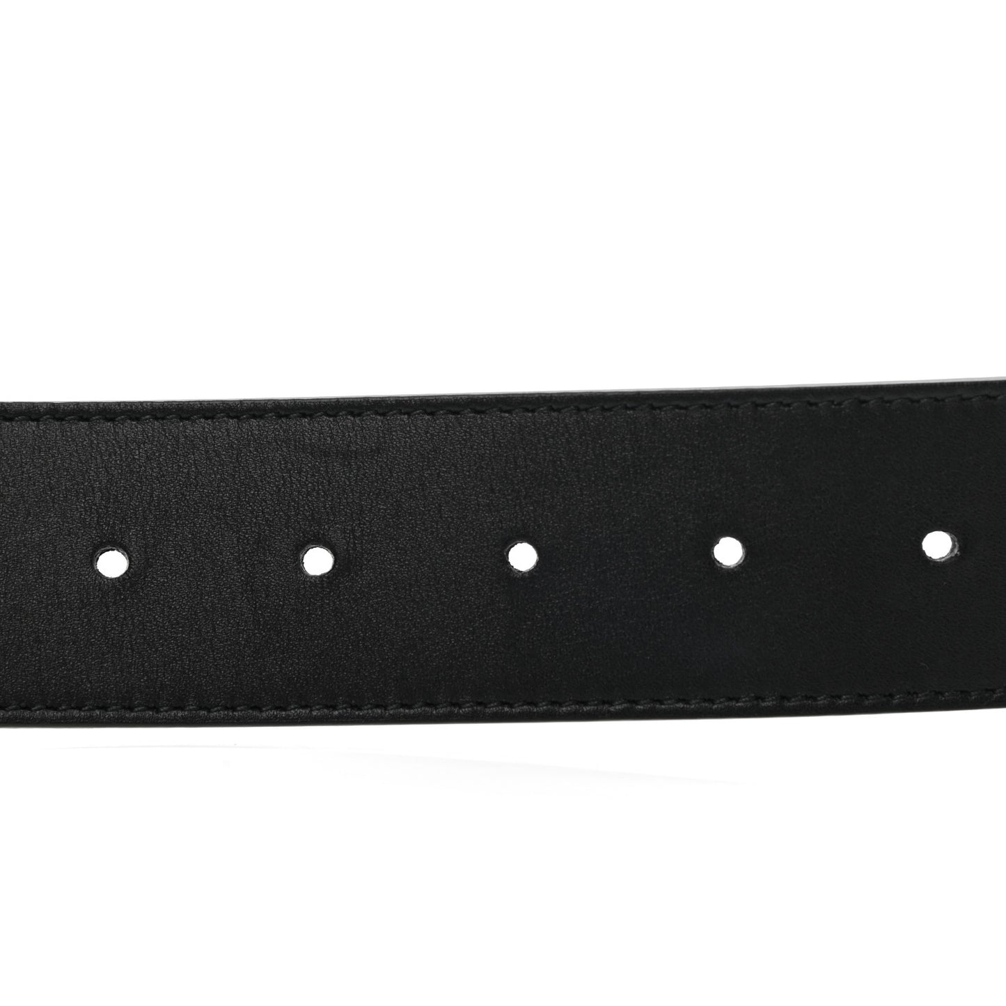 Moon Calfskin Double G 40mm Belt 105 42 Black