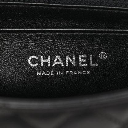 Chanel Lambskin Quilted Mini Rectangular Flap Black 8 of 10