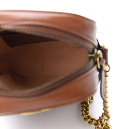Gucci Azalea Calfskin Matelasse Diagonal Mini GG Marmont Crossbody Bag Cuir 5 of 9