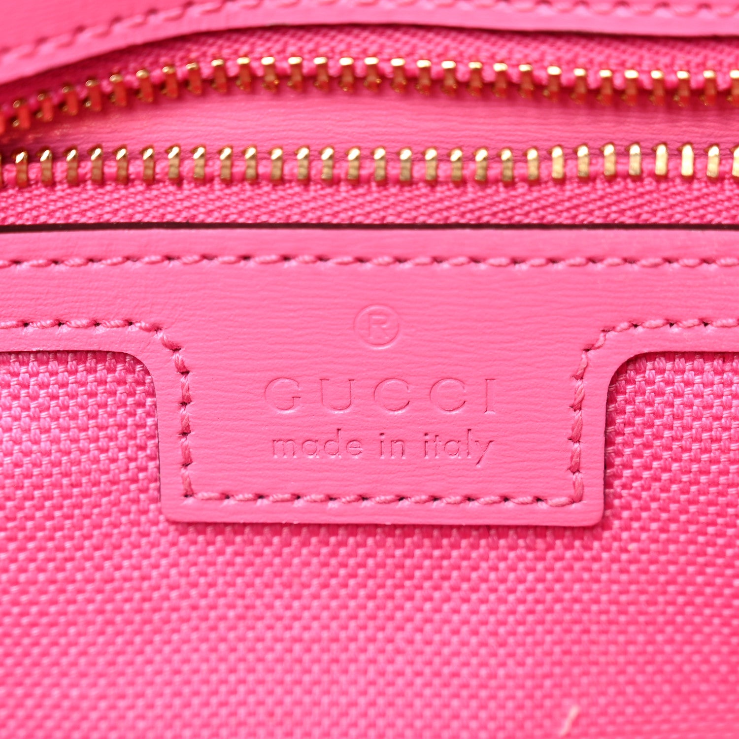 Gucci GG Monogram Textured Dollar Calfskin Small Luce Shoulder Bag Pink 6 of 12