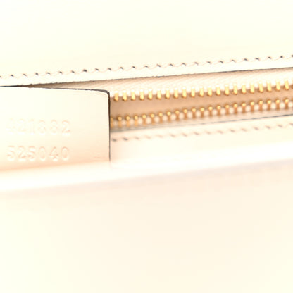 Gucci Calfskin Small Sylvie Shoulder Bag Off White 7 of 13