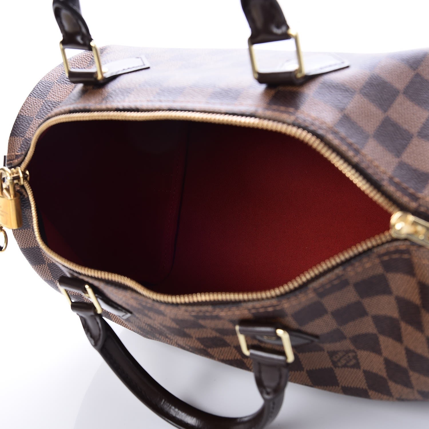 Louis Vuitton Damier Ebene Speedy Bandouliere 30 6 of 10