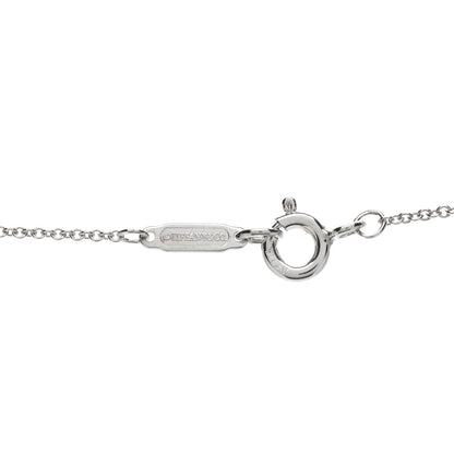 Tiffany Sterling Silver Atlas Open Pendant Necklace 4 of 6