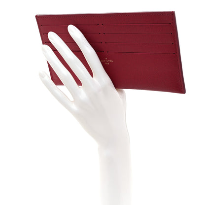 Louis Vuitton Calfskin Felicie Card Holder Insert Fuchsia 2 of 6