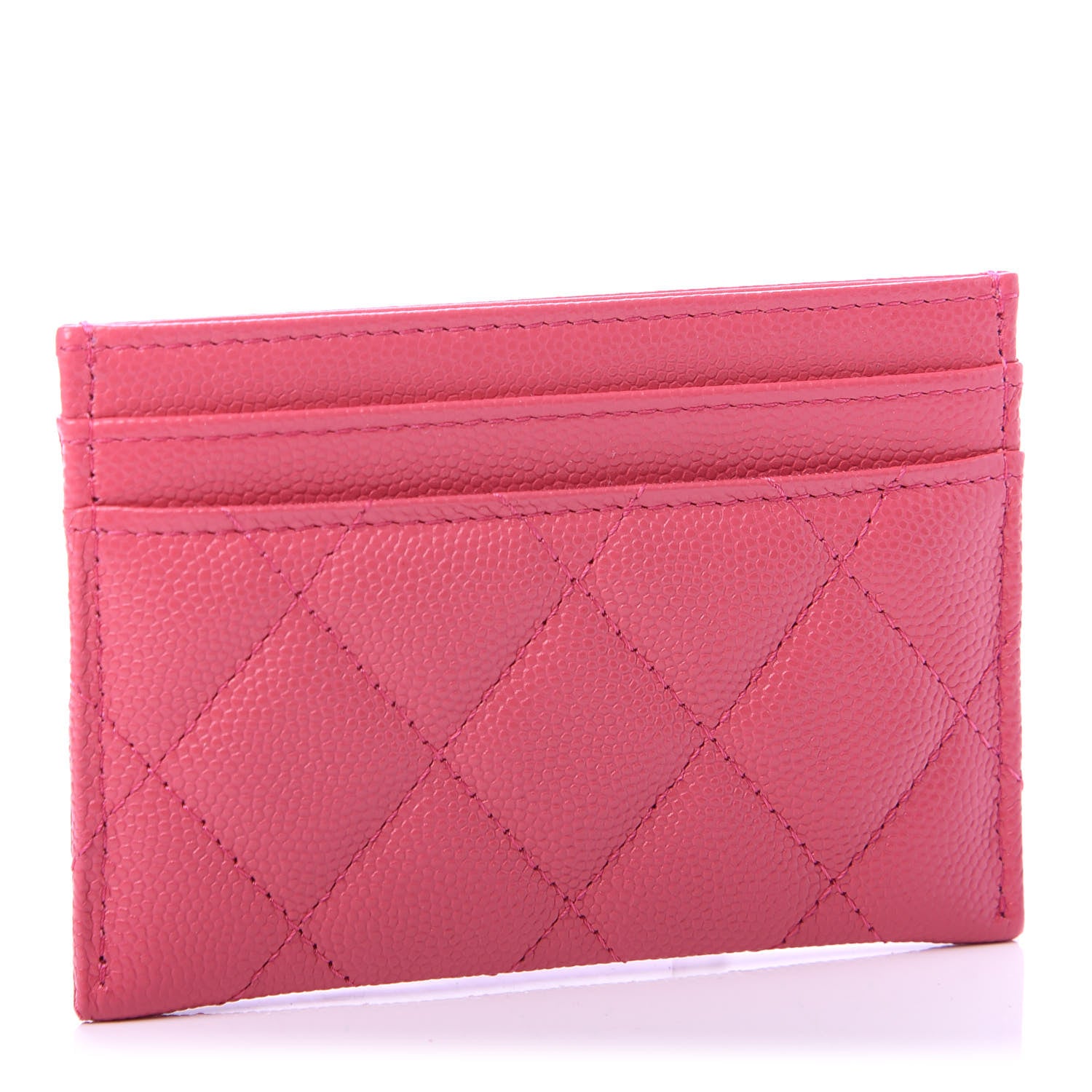 Chanel Caviar Quilted French New Wave Card Holder Rose 3 of 9