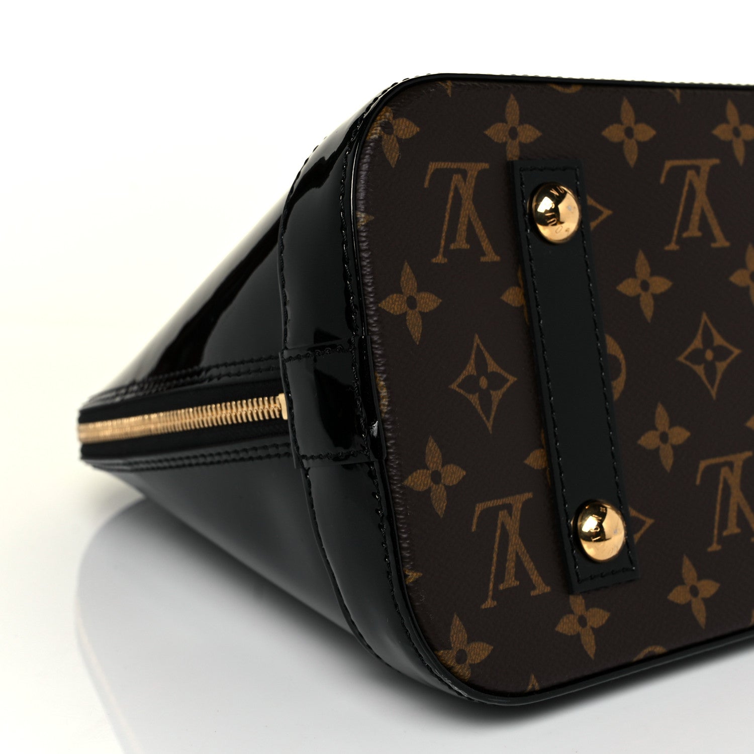 Louis Vuitton Patent Monogram Alma PM Black 7 of 8