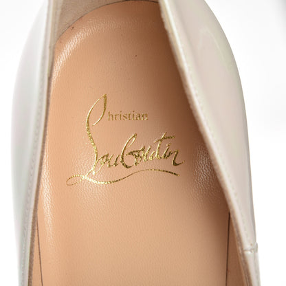 Christian Louboutin Patent So Kate 120 Pumps 37.5 White 7 of 9