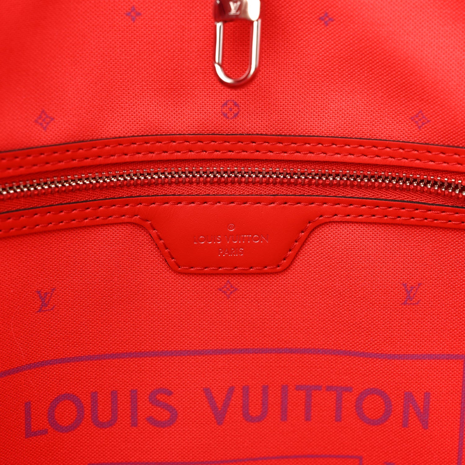 Louis Vuitton Monogram Escale Neverfull MM Rouge 7 of 12