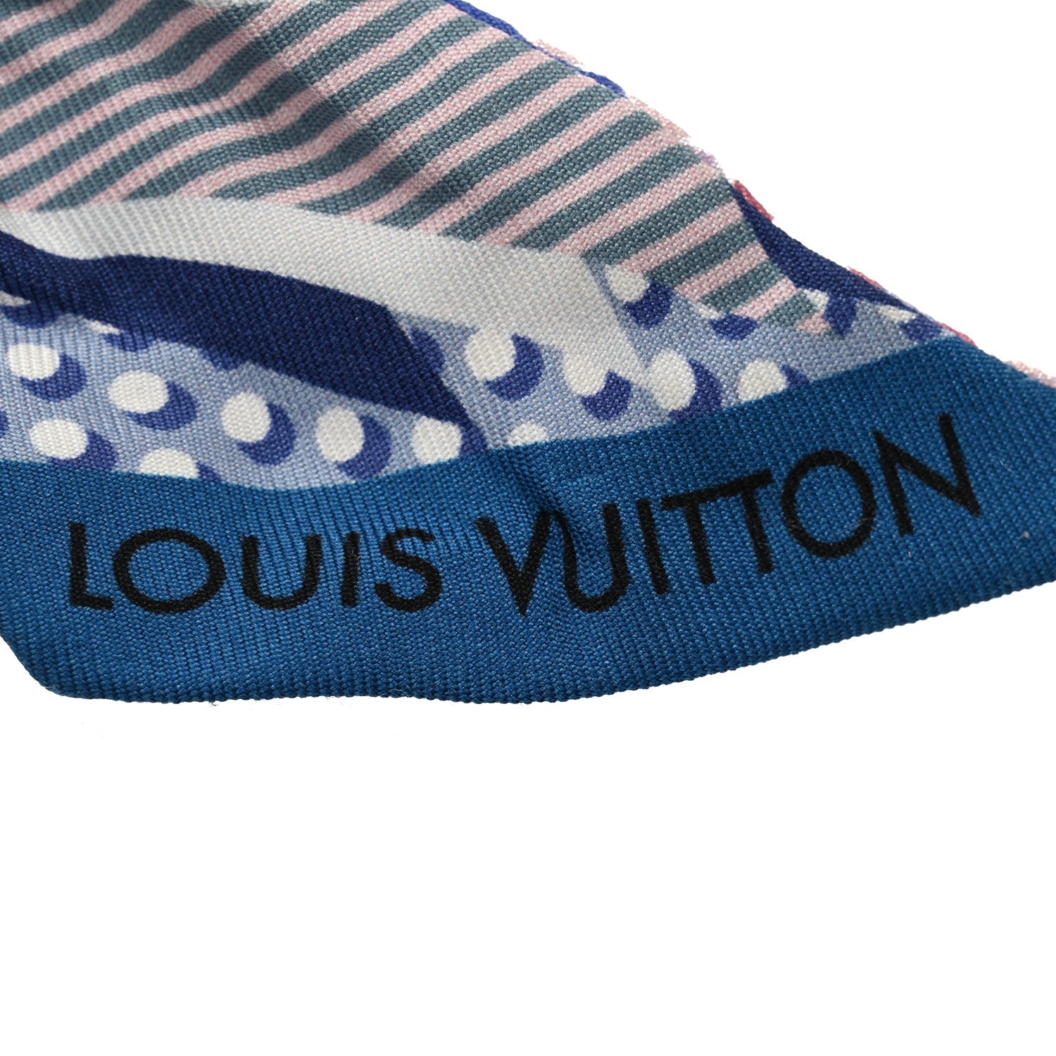 Louis Vuitton Silk Pop Monogram BB Bandeau Bleuet 3 of 4