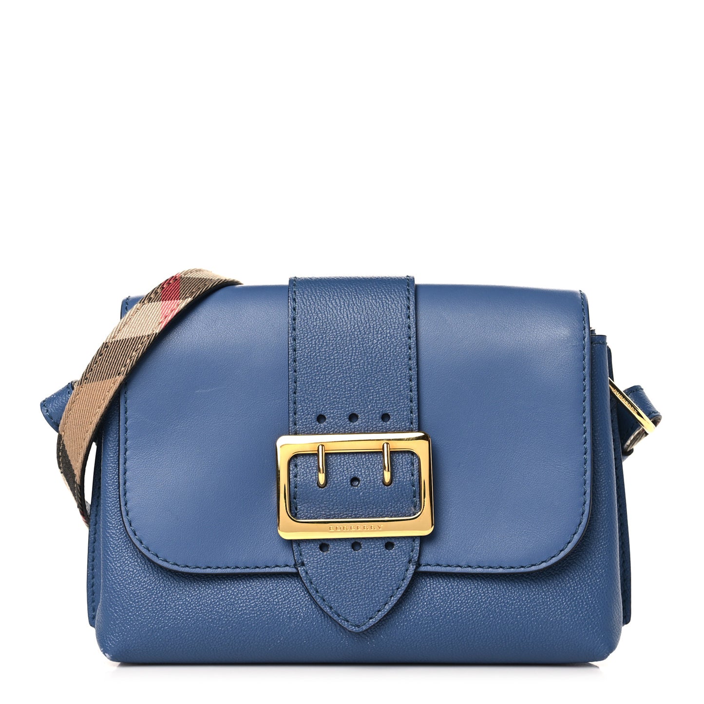 Soft Grain Calfskin Small Medley Crossbody Steel Blue