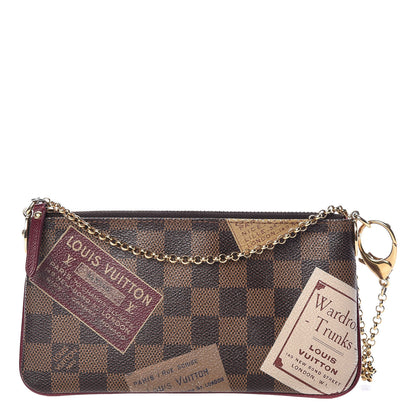 Louis Vuitton Damier Ebene Trunks Labels Pochette Milla MM 1 of 10