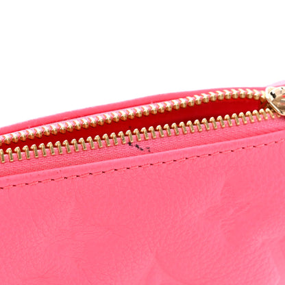 Louis Vuitton Calfskin Embossed Monogram Coussin BB Rose Fluo 17 of 18