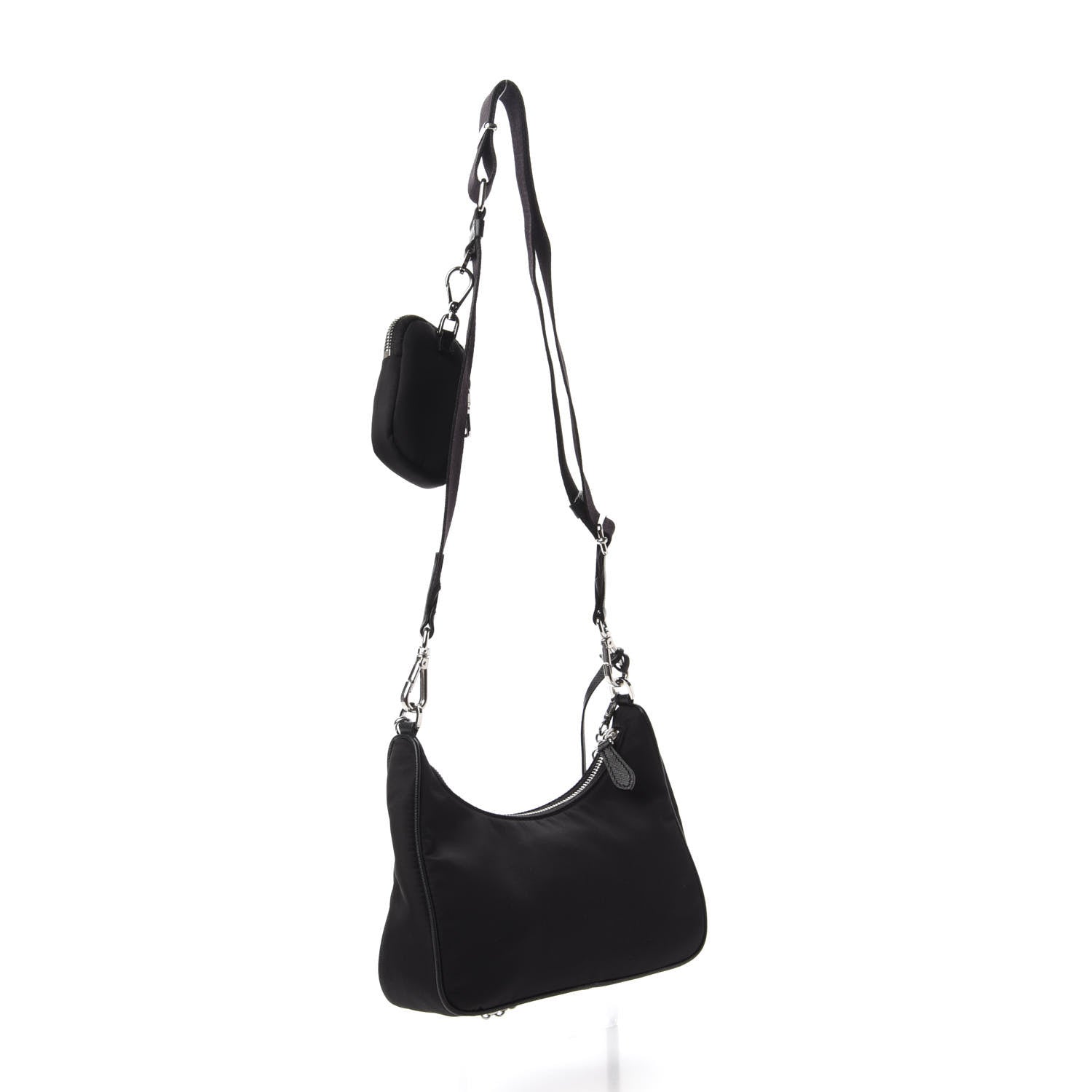 Prada Nylon Re-Edition 2005 Shoulder Bag Black 3 of 9