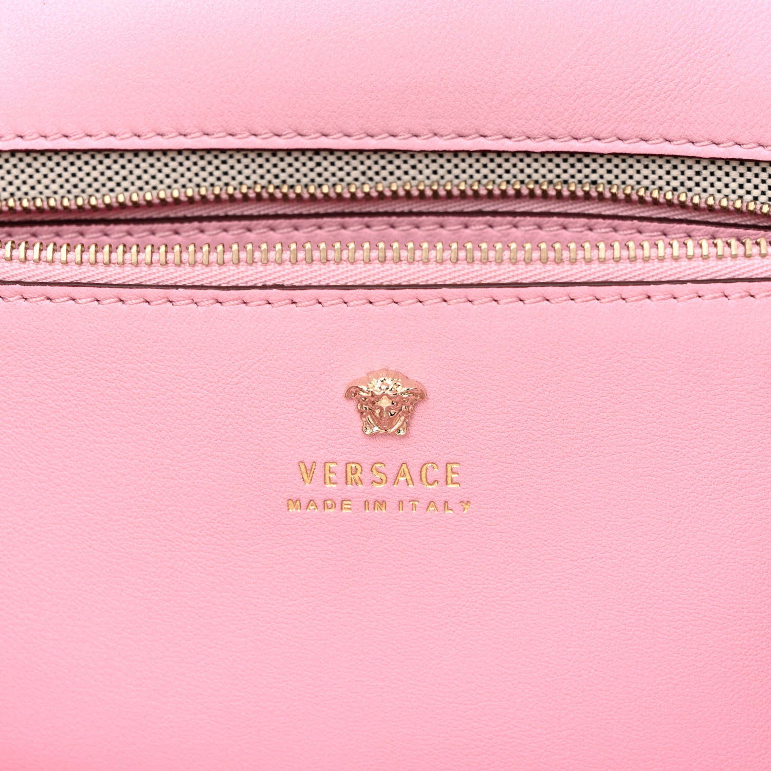 Versace Calfskin Medium Palazzo Empire Bag Pink 6 of 13