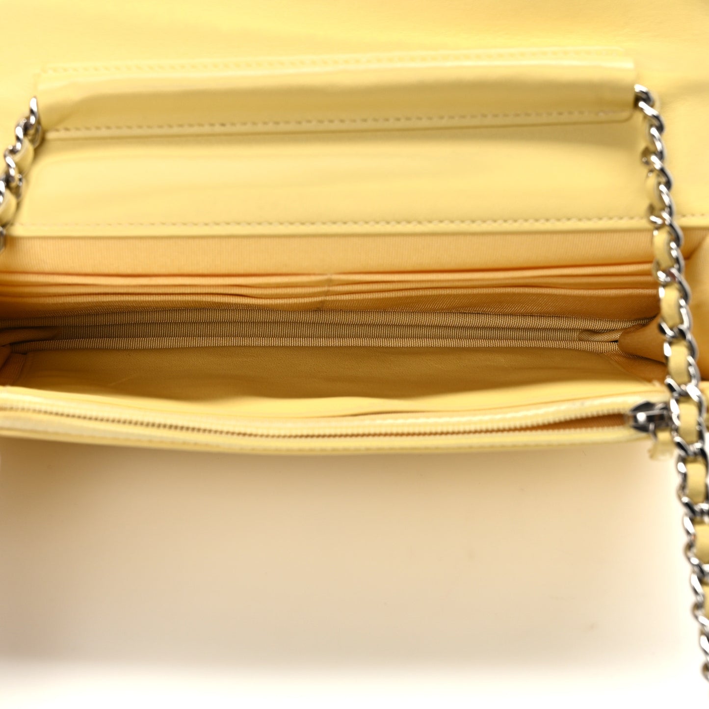 Patent CC Compact Wallet on Chain WOC Yellow