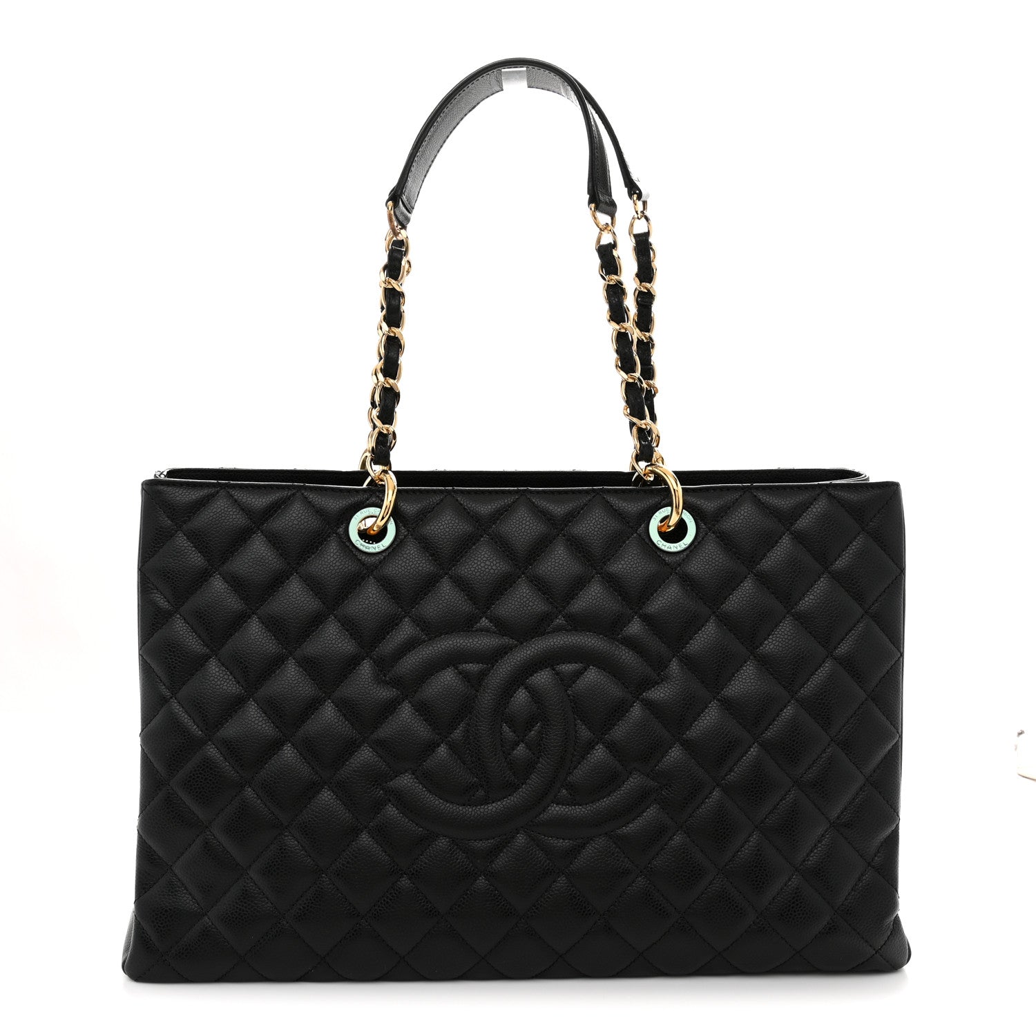 Chanel Caviar Quilted XL Grand Shopping Tote GST Black 1 of 10