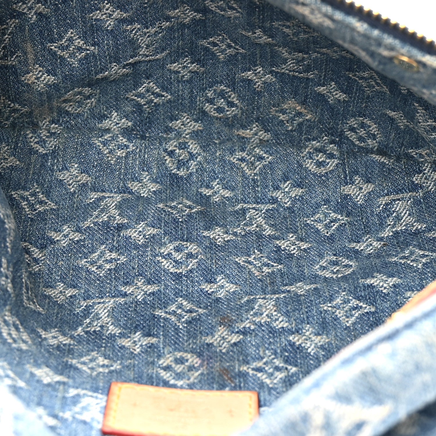 Louis Vuitton Monogram Denim High Rise Bumbag Blue 5 of 12