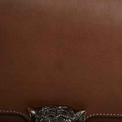 Gucci Calfskin Animalier Clutch Brown 8 of 8