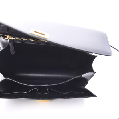 Celine Box Calfskin Medium Classic Box Flap Bag Black 4 of 11