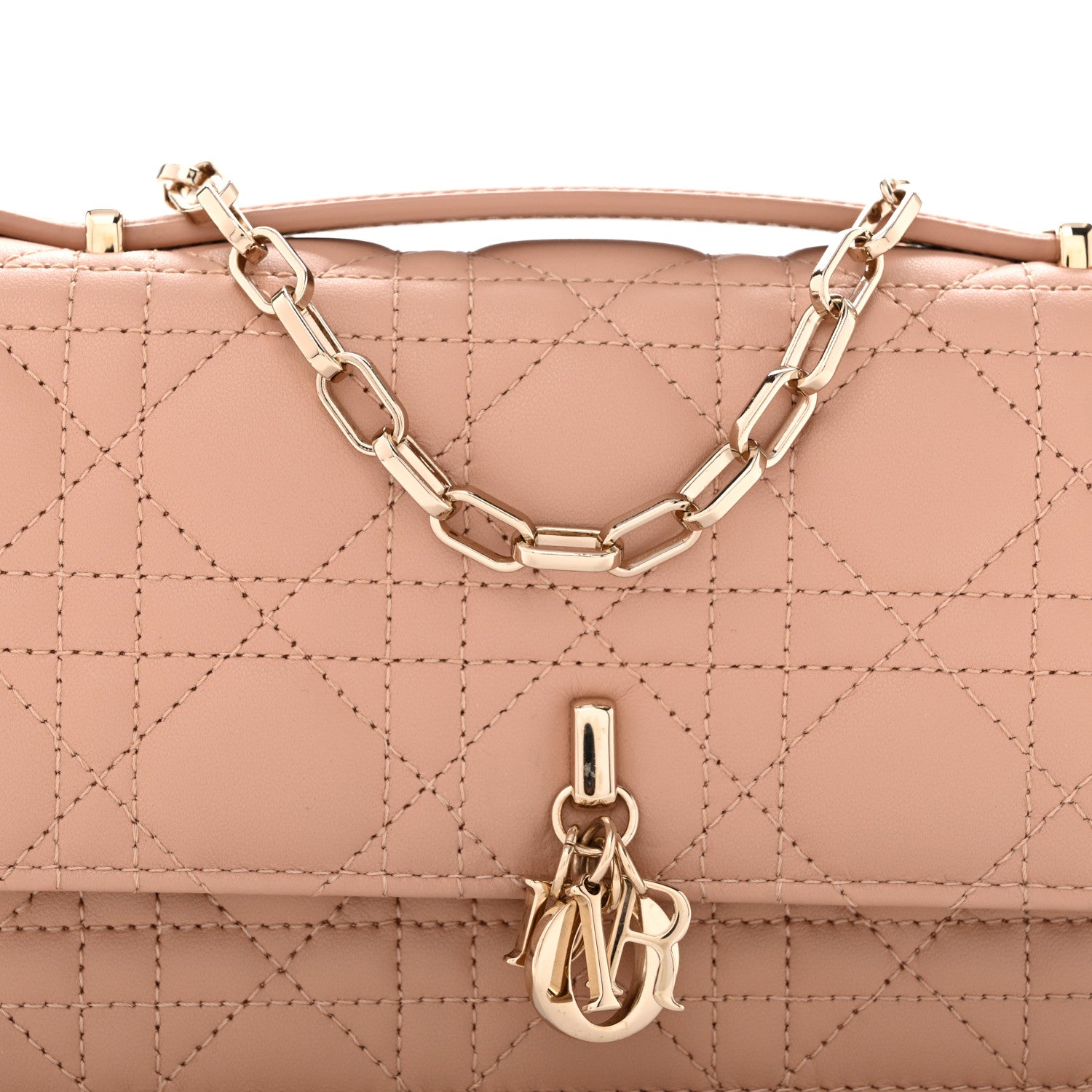 Christian Dior Lambskin Cannage Mini My Dior Bag Rose Des Vents 7 of 13