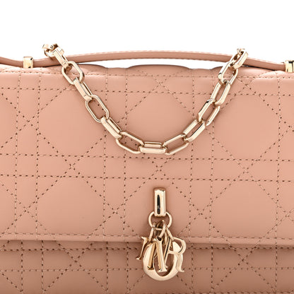 Christian Dior Lambskin Cannage Mini My Dior Bag Rose Des Vents 7 of 13