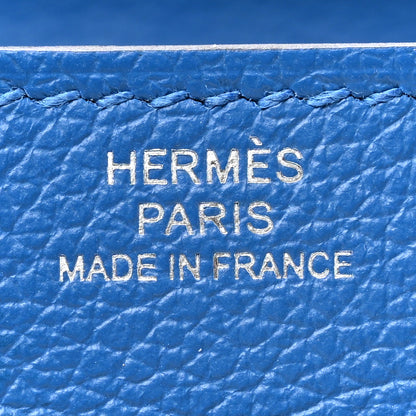 Hermes Evercolor Kelly To Go Wallet Bleu France 6 of 10