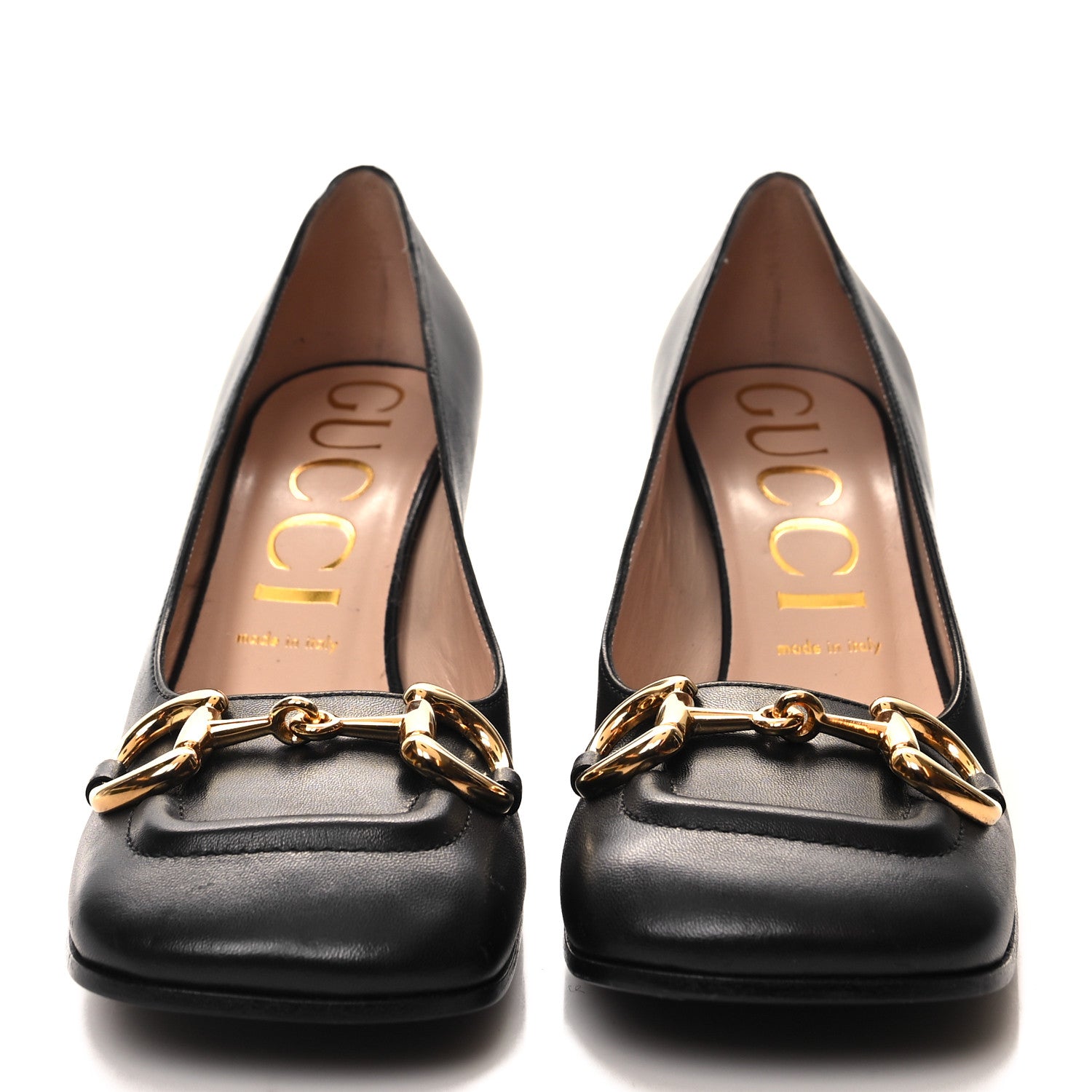 Gucci Malaga Kid Horsebit 75mm Pumps 39 Black 2 of 8