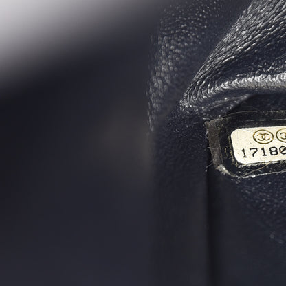 Chanel Aged Calfskin Quilted 2.55 Reissue 226 Flap Navy Blue 5 of 8