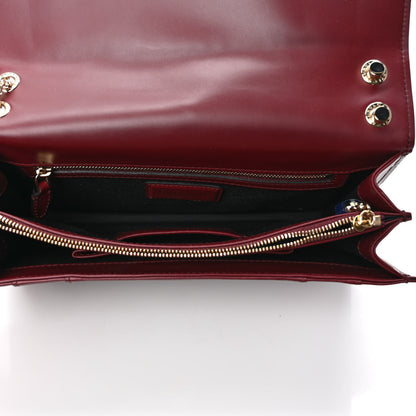 Bulgari Calfskin Serpenti Forever Crossbody Bag Bordeaux 5 of 10