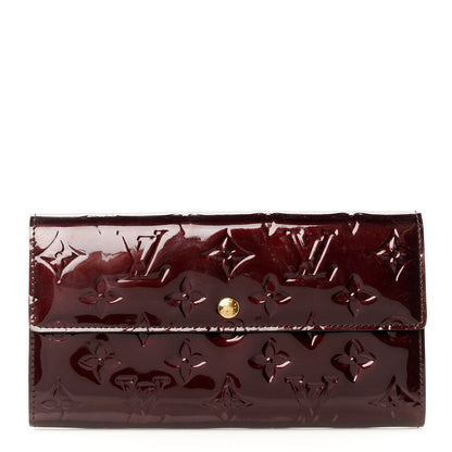 Louis Vuitton Vernis Sarah Wallet Rouge Fauviste 1 of 10