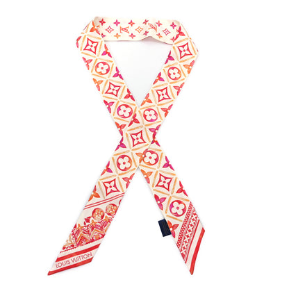 Louis Vuitton Silk Monogram LV Tiles BB Coral 1 of 3